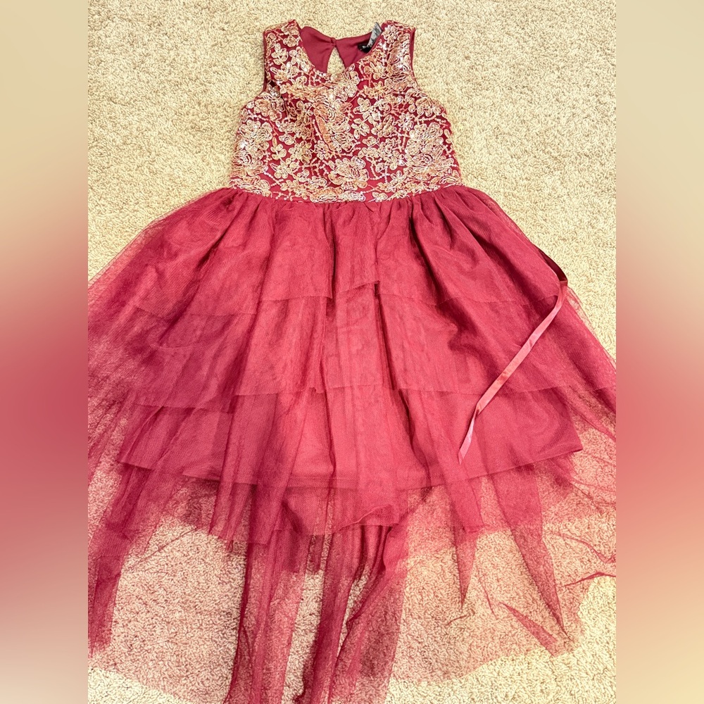 Zunie Girls Sequin Party Dress Size 10